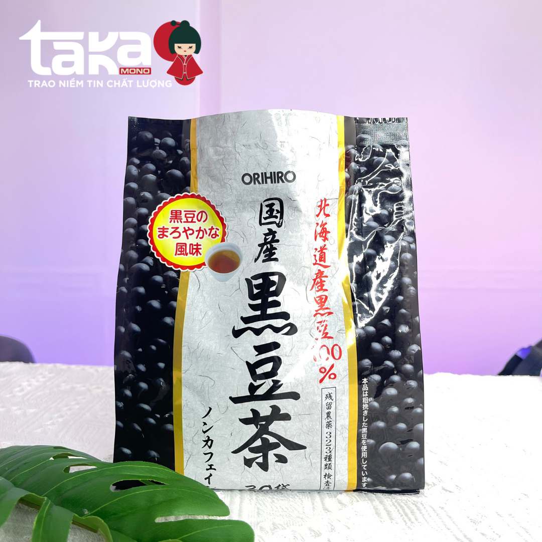 Trà đậu đen Orihiro Nhật Bản Hỗ Trợ Thanh Lọc Cơ Thể Làm Đẹp Da 30 gói