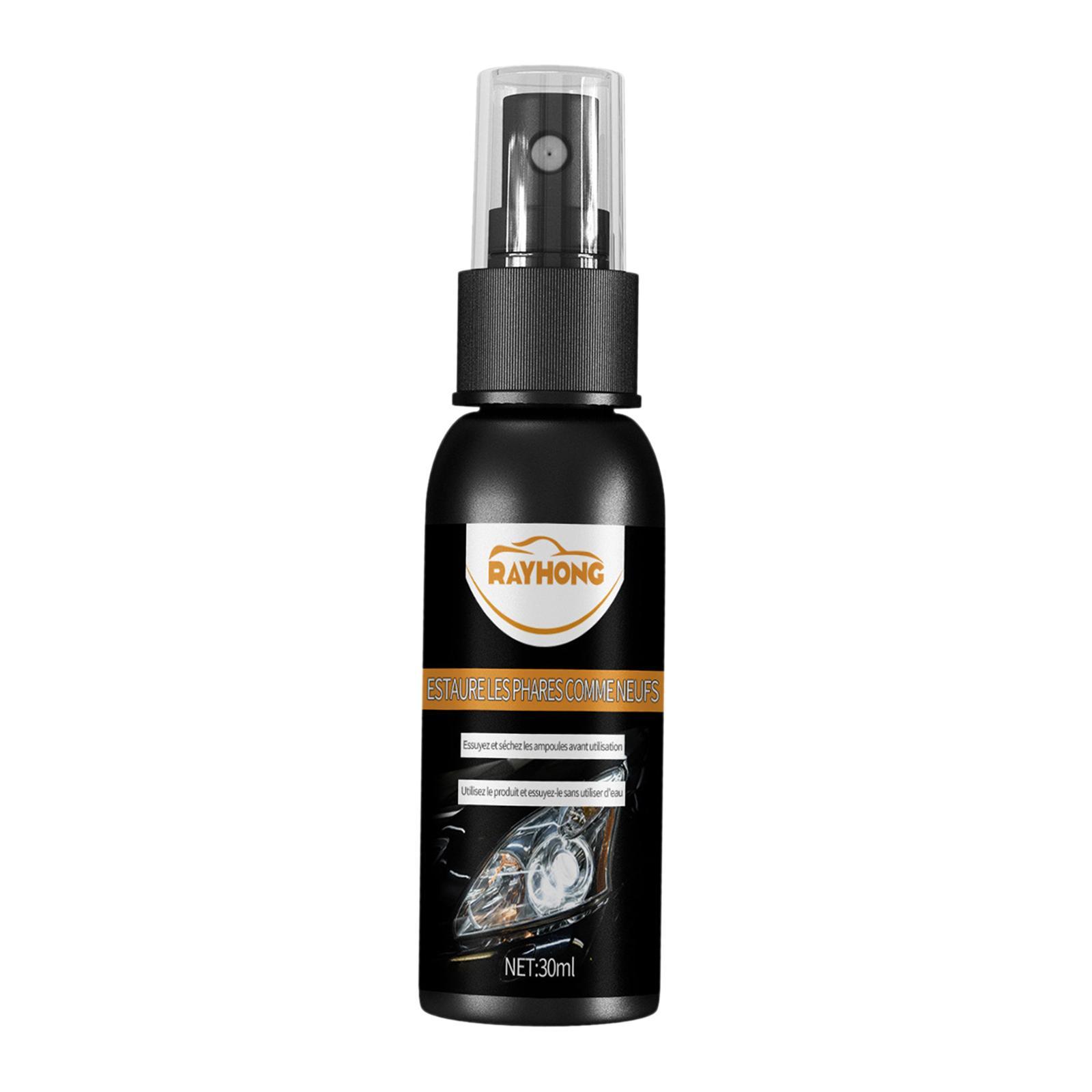 Headlight Repair Fluid Car Headlight Repair Fluid Spray, Headlight Cleaner Restoration Liquid for Repair Matt Yellowed Headlights