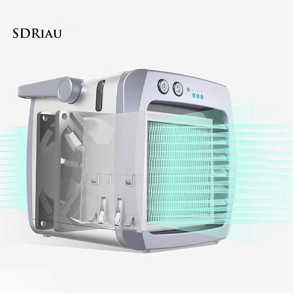 Quạt làm mát không khí sạc USB cầm tay tiện lợi cho xe hơi