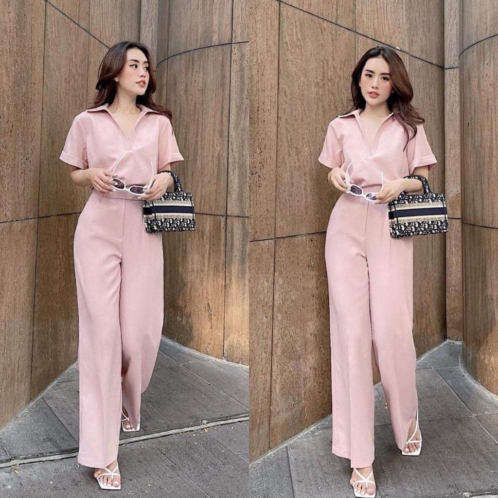 Set bộ đũi hàn Nữ công sở, chất mát nhẹ như không, không nhăn, không nhàu