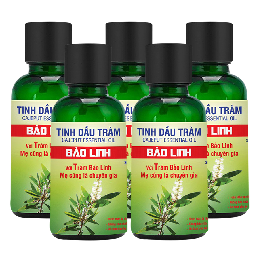 Combo 5 Chai Tinh Dầu Tràm Bảo Linh (30ml/ Chai)