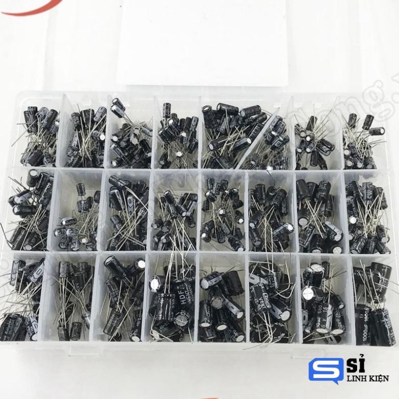 Combo 24 Loại Tụ Hóa 0.1uF - 1000uF