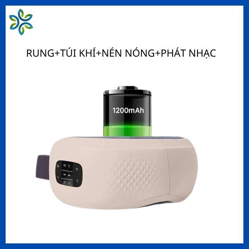 Máy massage mắt HY-01,Massage Bằng Ấp Suất Khí Có Tích Hợp Kết Nối Bluetooth Nghe Nhạc Thư Giãn Cao Cấp