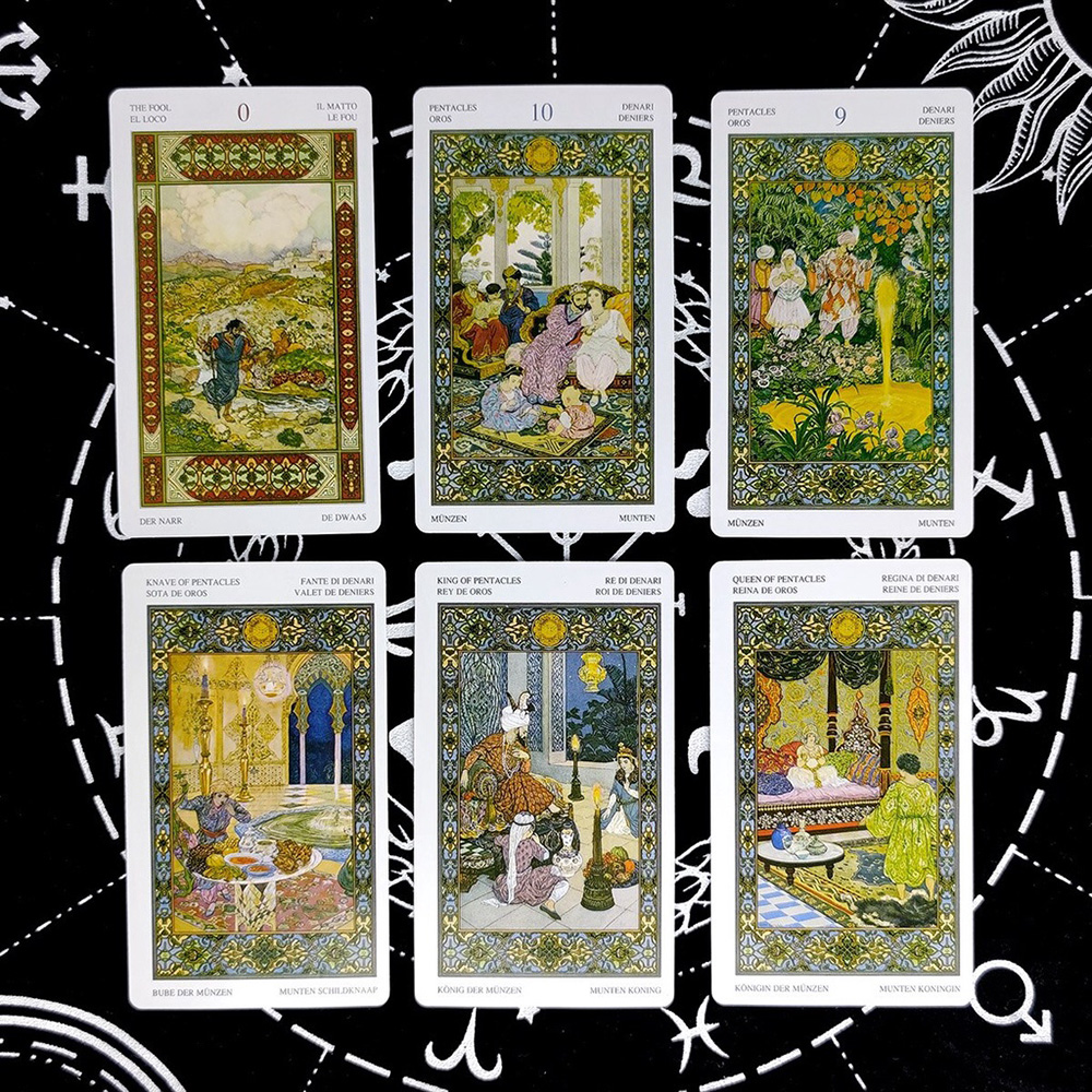 Bài Tarot of the Thousand and One Nights 78 Lá Tặng Đá Thanh Tẩy