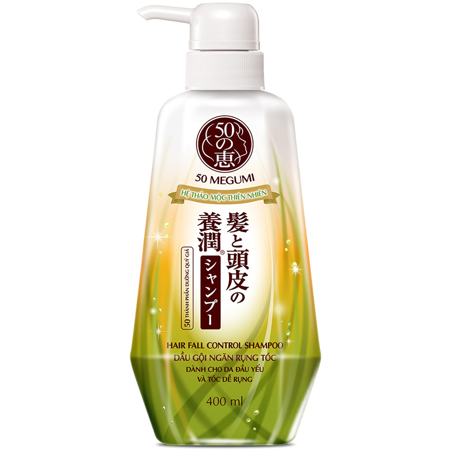 Dầu gội ngăn rụng tóc 50 Megumi Hair Fall Control Shampoo