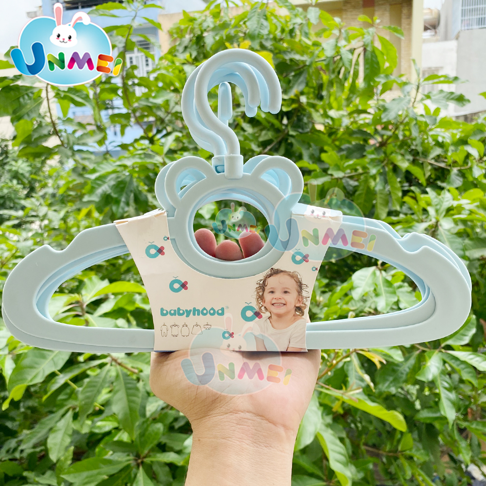 Set 5 móc quần áo trẻ em Baby Hood