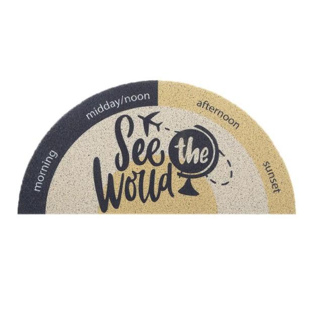 Lót chà chân đặt để cửa ra vào trang trí nhà cửa Crescent See World