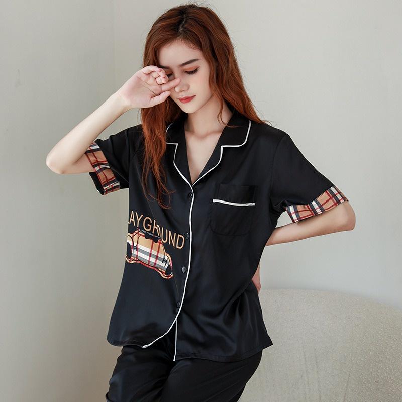 Bộ Lụa Mặc Nhà ️Đồ Ngủ Pijama Lụa Cao Cấp Siêu Mát Mềm Mịn - ELSA