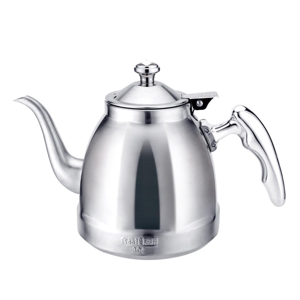 Kettle Stainless Steel Coffee Milk Teapot Cookware For Induction Cooker 1.5L