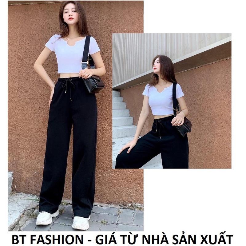 (Mua Lẻ hoặc theo Bộ): Áo Thun Ôm / Quần Jogger Phom Rộng (Mua Lẻ hoặc Bộ) BAOTIN FASHION (SE11