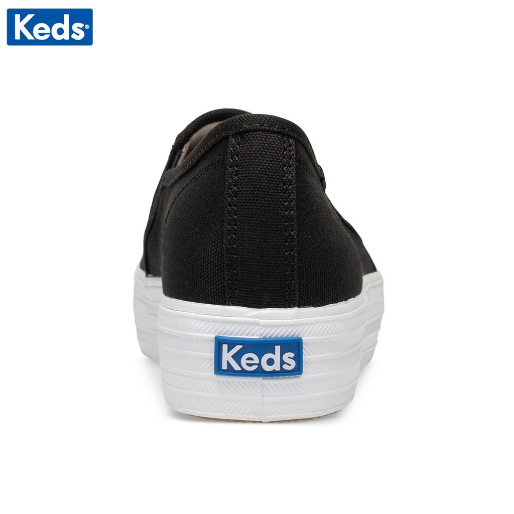 Giày Keds Nữ - Triple Decker Flowers Black - KD059978