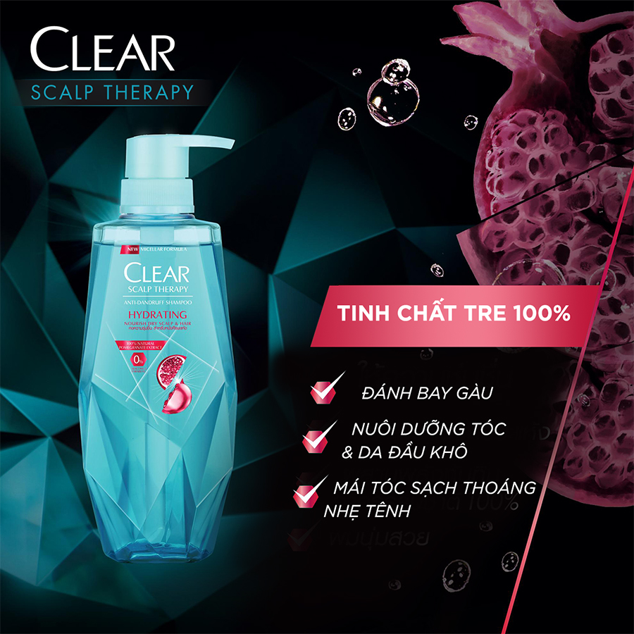 Dầu Xả Clear Nuôi Dưỡng Da Đầu Và Ngăn Gàu (380ml)