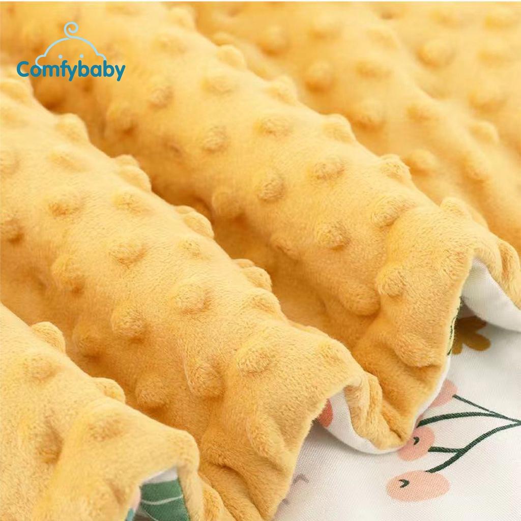 Chăn cho bé 2 lớp lông tuyết - muslin mềm mịn, mỏng nhẹ Comfybaby CHAN015