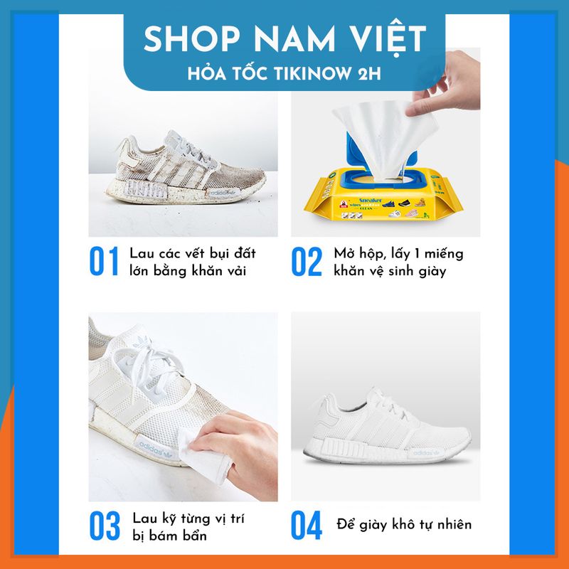 Giấy lau giày sneaker