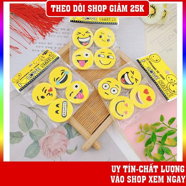 Bốn cục gôm mặt cười vui nhộn ✓Cục tẩy ✓Giá rẻ