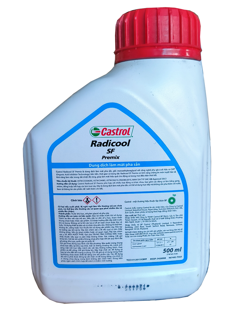 Nước làm mát Castrol Radicool SF Premix 500ml