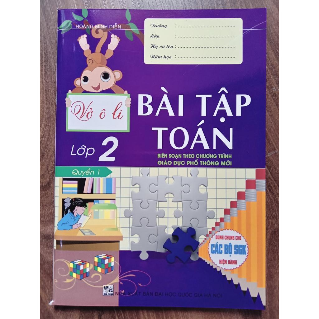 Sách Vở Ô Li Bài Tập Toán Lớp 2 Quyển 1
