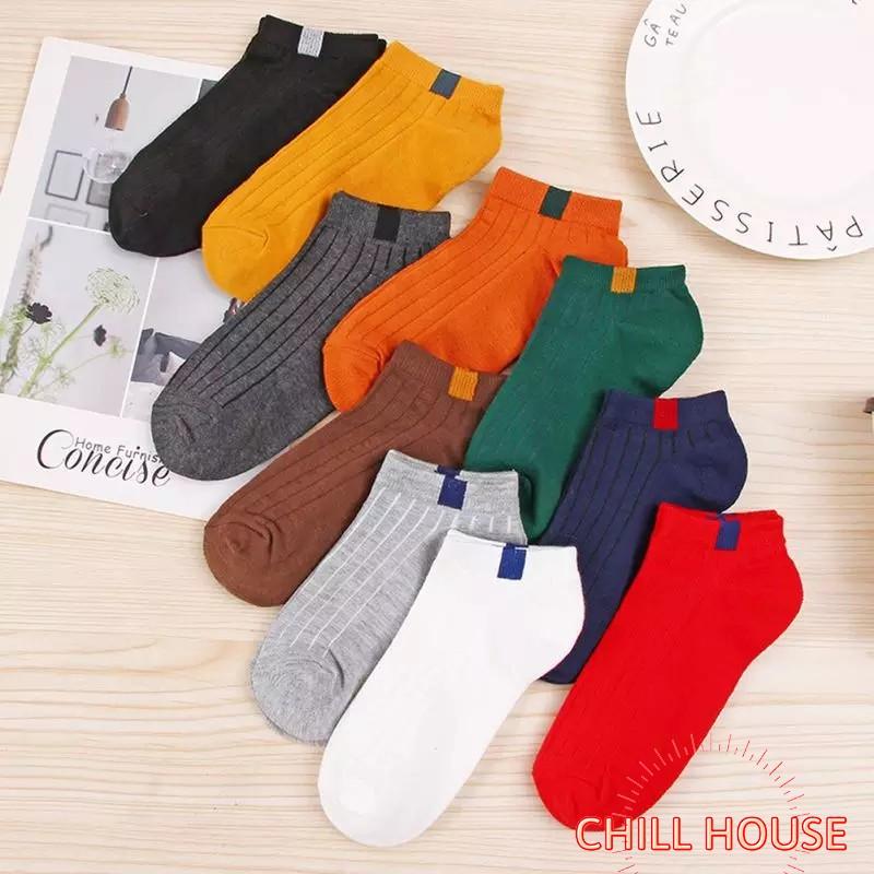 SÉT 5 Đôi Tất Gân Nữ Nhiều Màu - CHILLHOUSE