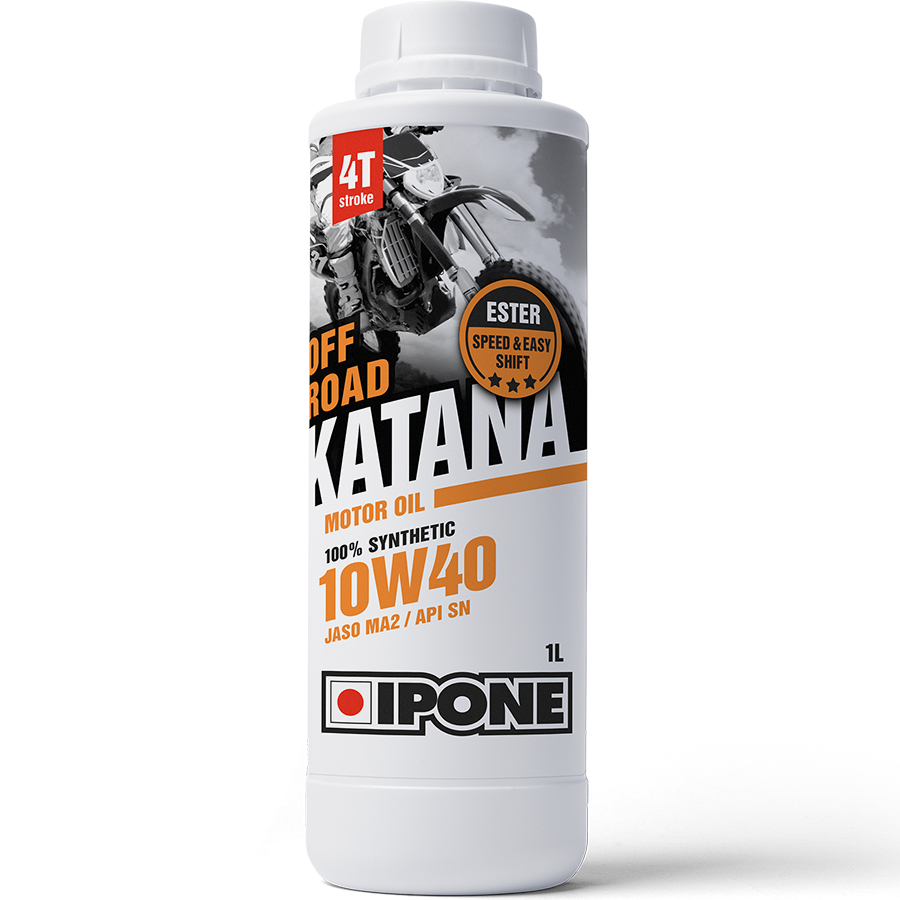 Nhớt Tổng Hợp Cho Mô Tô Phân Khối Lớn Và xe Máy Địa Hình 4T Off-Road Ipone Katana Off-Road 10W-40 - Hàng Chính Hãng