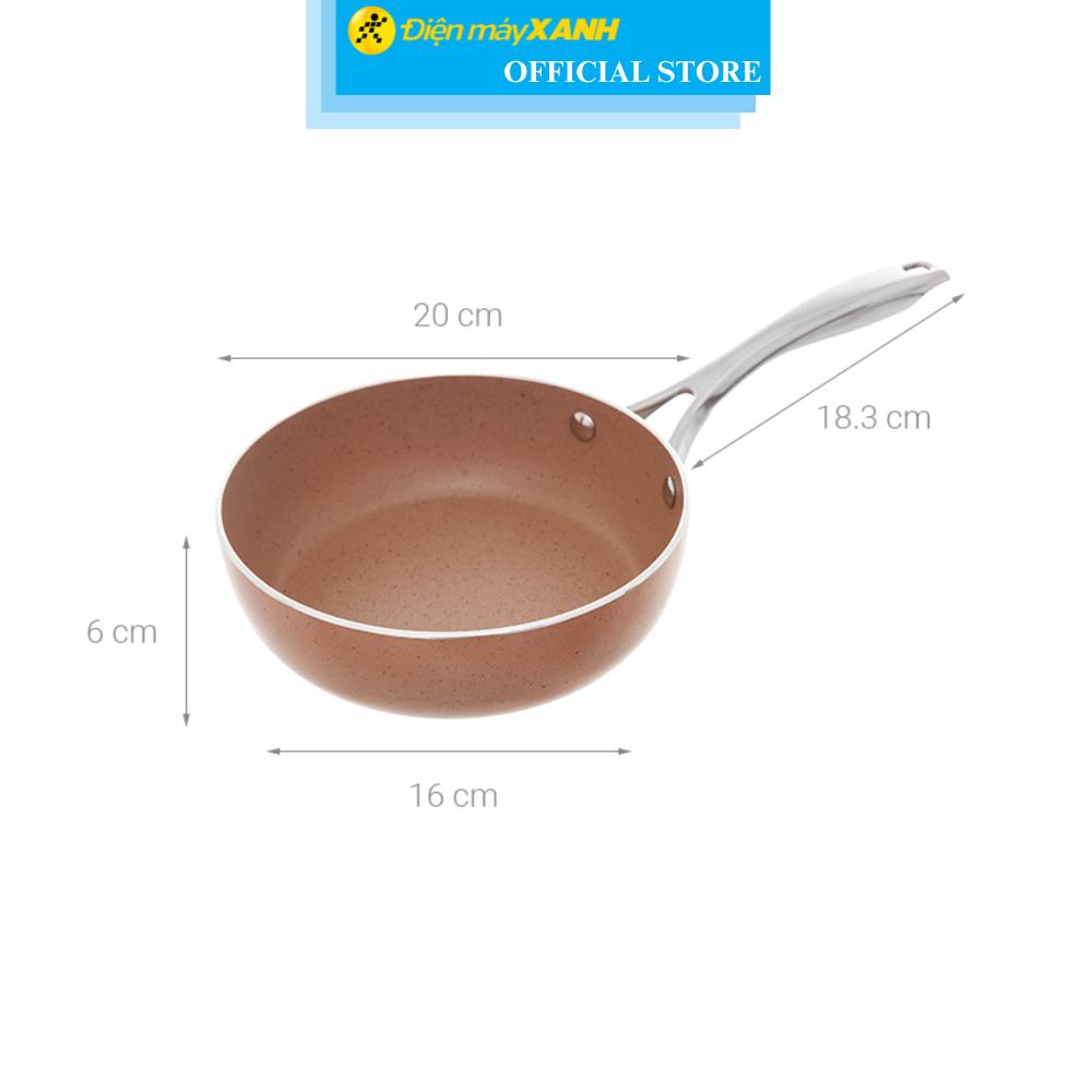 Chảo nhôm chống dính đáy từ 20 cm Elmich EL-5740MN