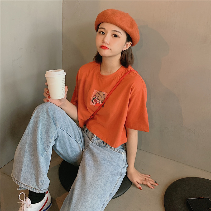 Áo croptop thun nữ Ulzzang Quảng Châu ATC28