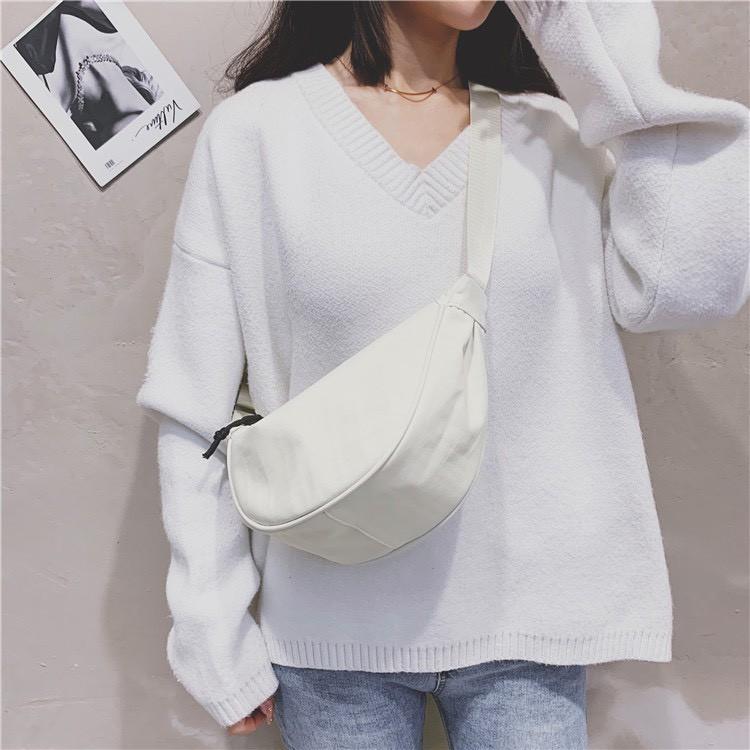 Túi tote vải canvas nữ đẹp đeo chéo nhỏ gọn đi học cute dễ thương giá rẻ BT08