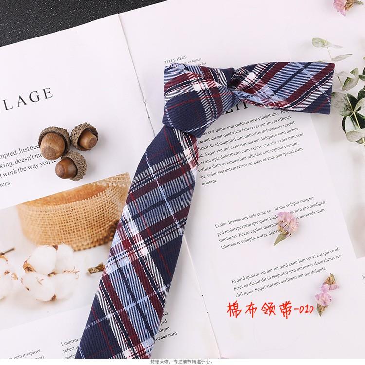 CÀ VẠT CÔNG SỞ, HỘI NGHỊ CHO THANH NIÊN, CÀ VẠT PHONG CÁCH HÀN QUỐC bản hẹp 6m chất liệu vải bông cotton