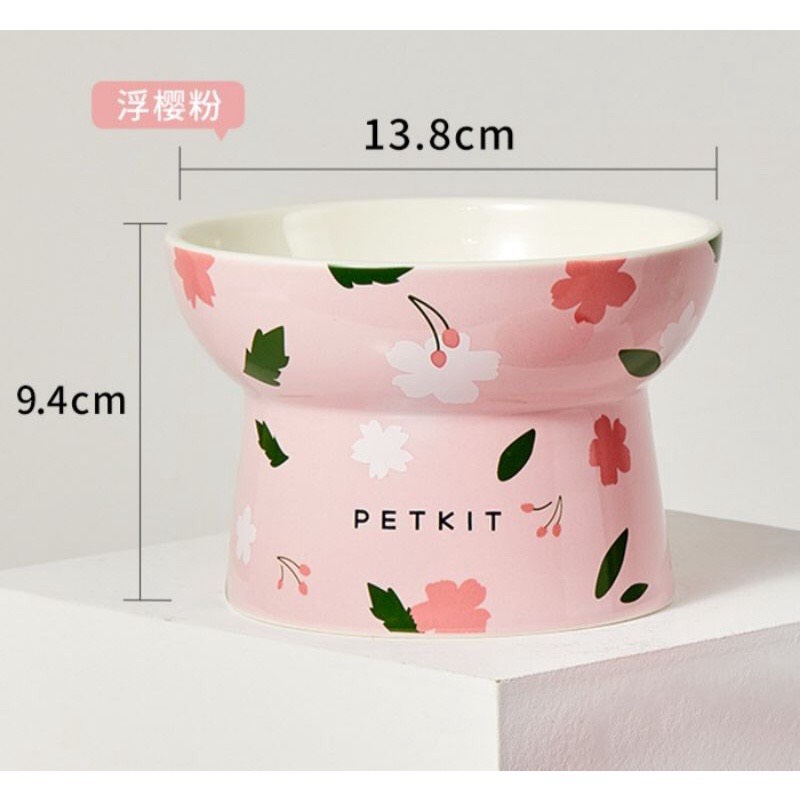 PETKIT Ceramic Elevated - Bát ăn cho chó mèo chống gù sứ Petkit Cera Spot