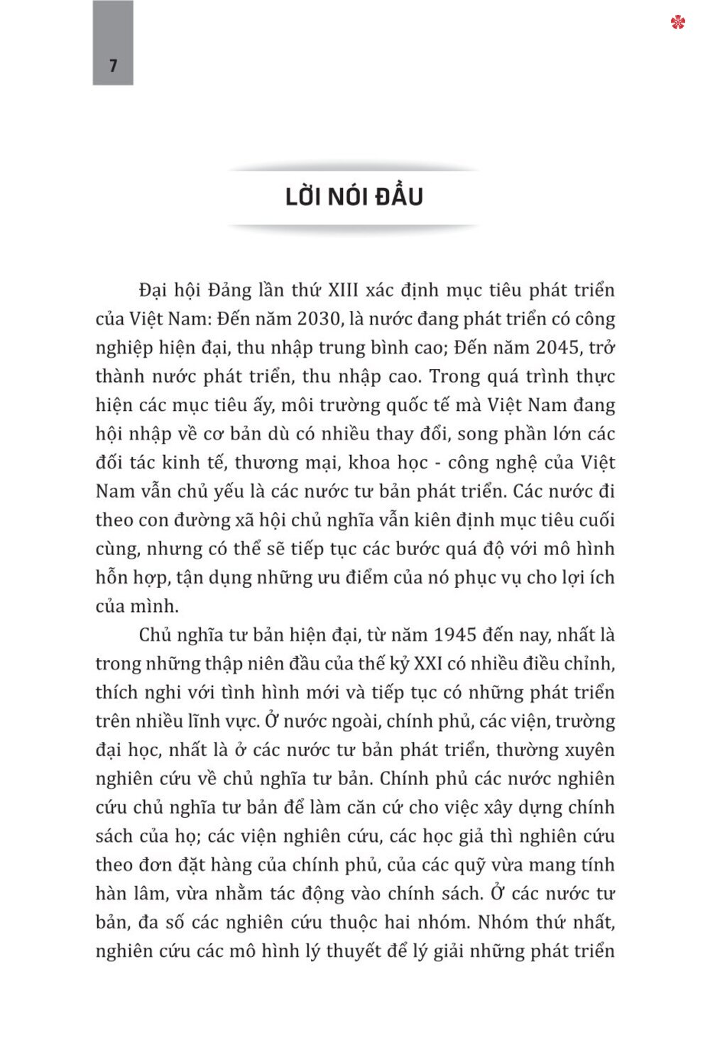 Chủ nghĩa tư bản hiện đại vai trò, tác động đến tiến trình phát triển và định hướng chính sách của Việt Nam - bản in 2025