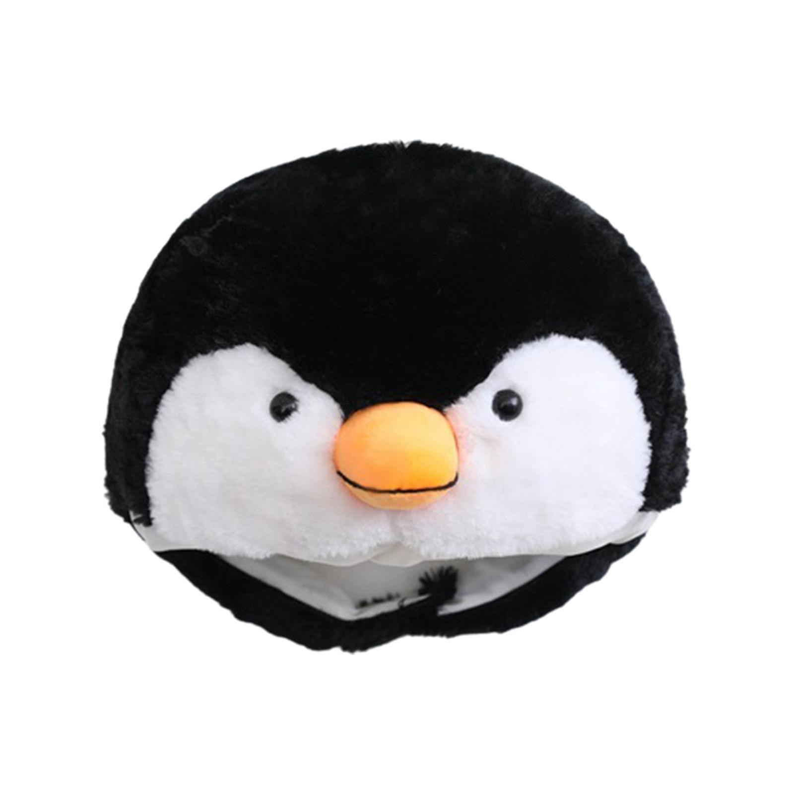 Penguin Plush Hat Ski Hat Costume Cartoon Plush Hat for Christmas Cosplay