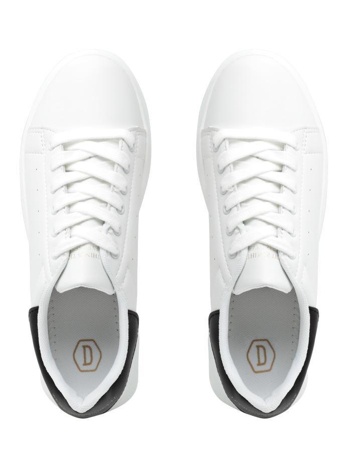 Giày Sneakers Domba Gót Đen H-9111 chính hãng - size 34
