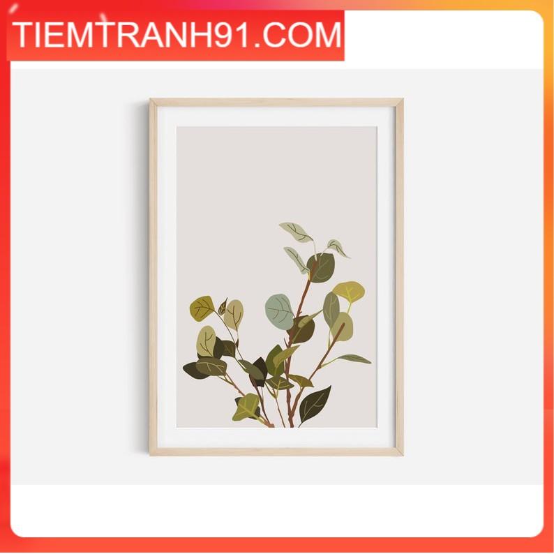 Tranh treo tường | Tranh nghệ thuật trừu tượng - Botanical Print, Leaf Print, Flower Abstract Art, Boho Print 01