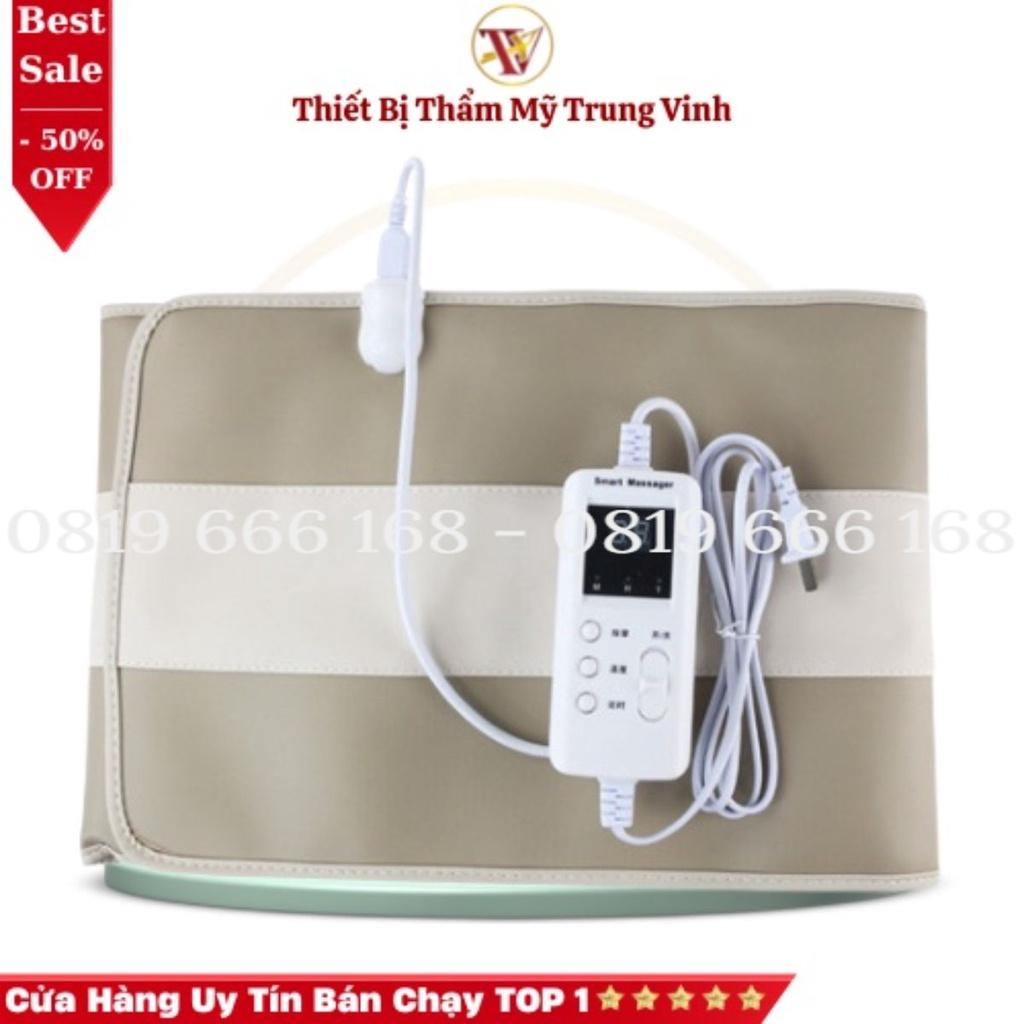 Đai Quấn Hỗ Trợ Đốt Cháy Mỡ, Đai Quấn Nóng Rung Massage 10 Chế Độ