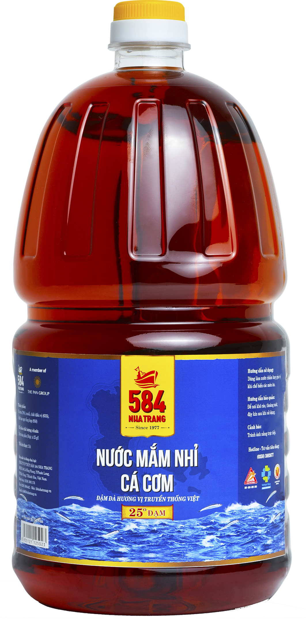 Chai 2 Lít Nước mắm 584 Nha Trang 25 độ đạm, Nước mắm Truyền Thống, Date luôn mới.