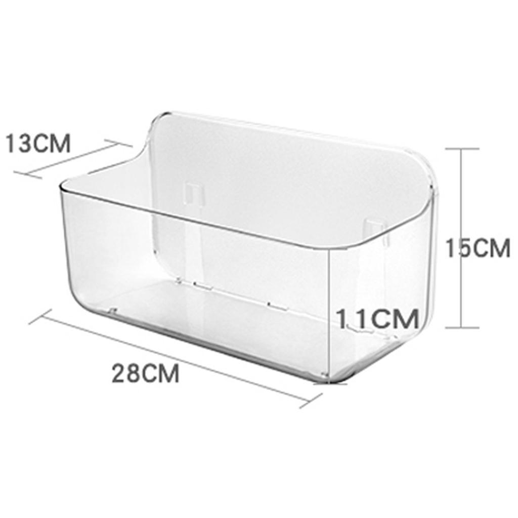 Adhesive Storage Holder Shower Caddy Bathroom Accessories Bath Shelf M