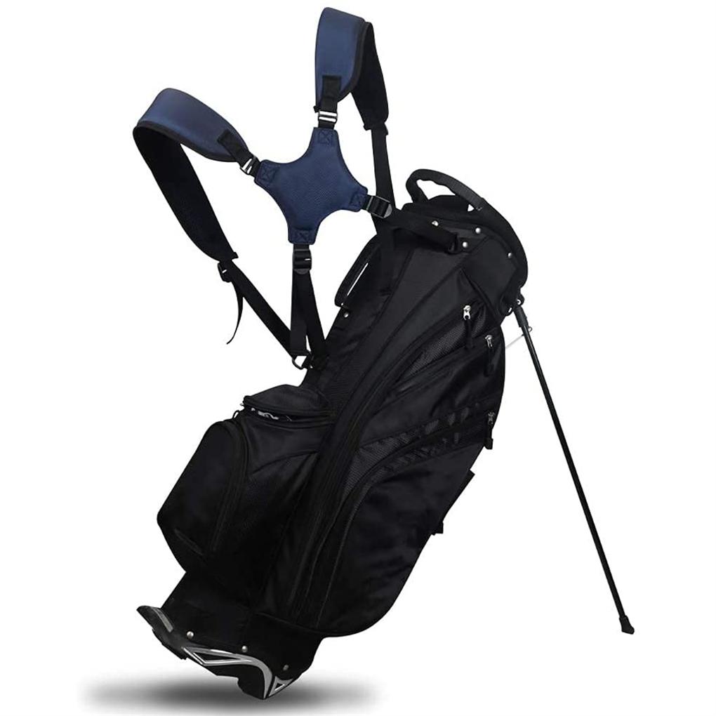 Túi golf đôi vai đôi dây đeo Oxford Vải có thể điều chỉnh ba lô có thể tái sử dụng Baging Túi dây đai có thể thay thế được Color: red