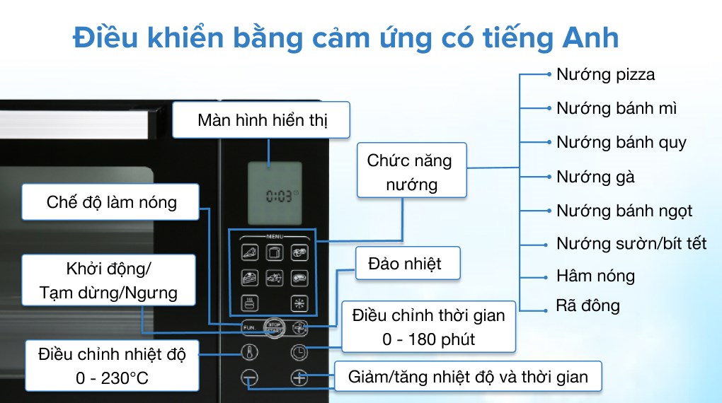 Lò nướng Sanaky 50 lít VH-5088N2D hàng chính hãng