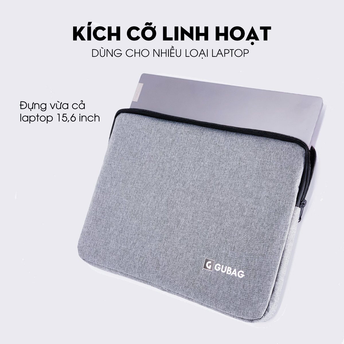 Túi chống sốc laptop GuBag cao cấp, túi chống sốc macbook pro, air chống nước, bền đẹp