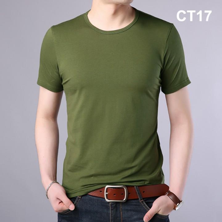 ️️ Áo thun nam tay ngắn cổ tròn body vải cotton mềm mịn Nhiều màu đủ size