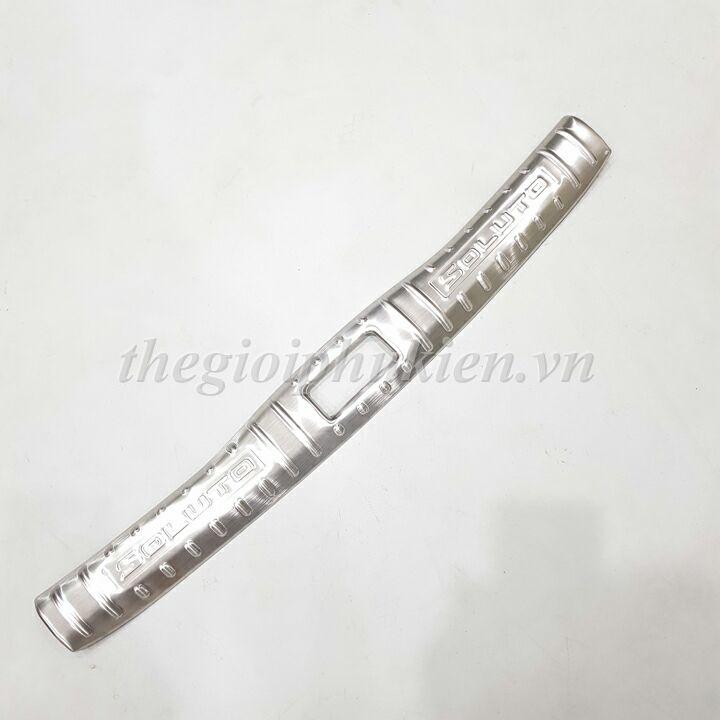 BỘ SẢN PHẨM Nẹp bước chân và ốp chống trầy cốp cho Kia Soluto - Mẫu Inox