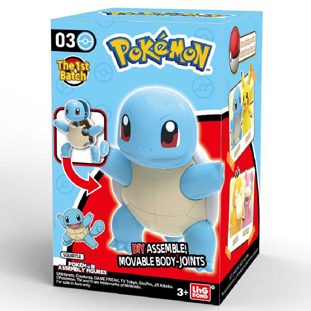 Pokemon Toys Lắp Ráp Nhân Vật Pokemon Rùa Nước Squirtle 8124