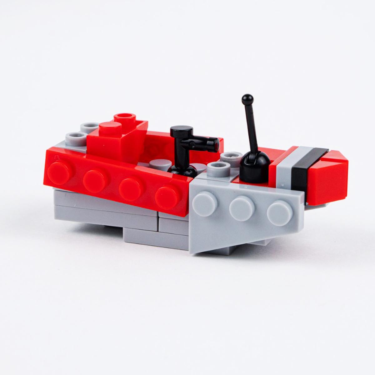 Đồ Chơi Lắp Ráp Siêu Chiến Hạm 6 Trong 1 - Warship - Toys&amp;Joys 8970-1 (138 Mảnh Ghép)