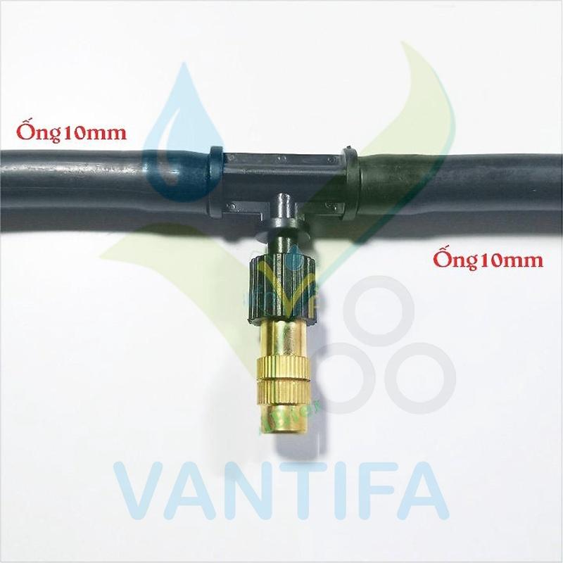 Béc Phun Sương Tưới Cây Chân T Chạy Ống Dây LDPE 12mm