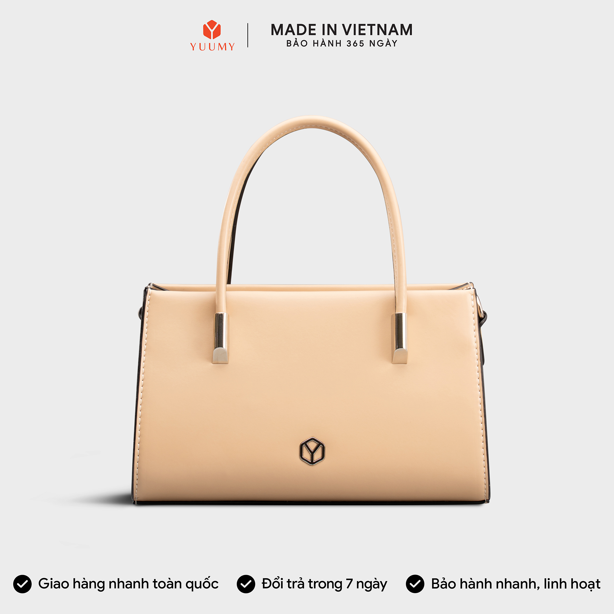 Túi Yuumy ( Thời trang nữ thiết kế tinh tế size 21- Túi đeo chéo da Smooth YN283 )