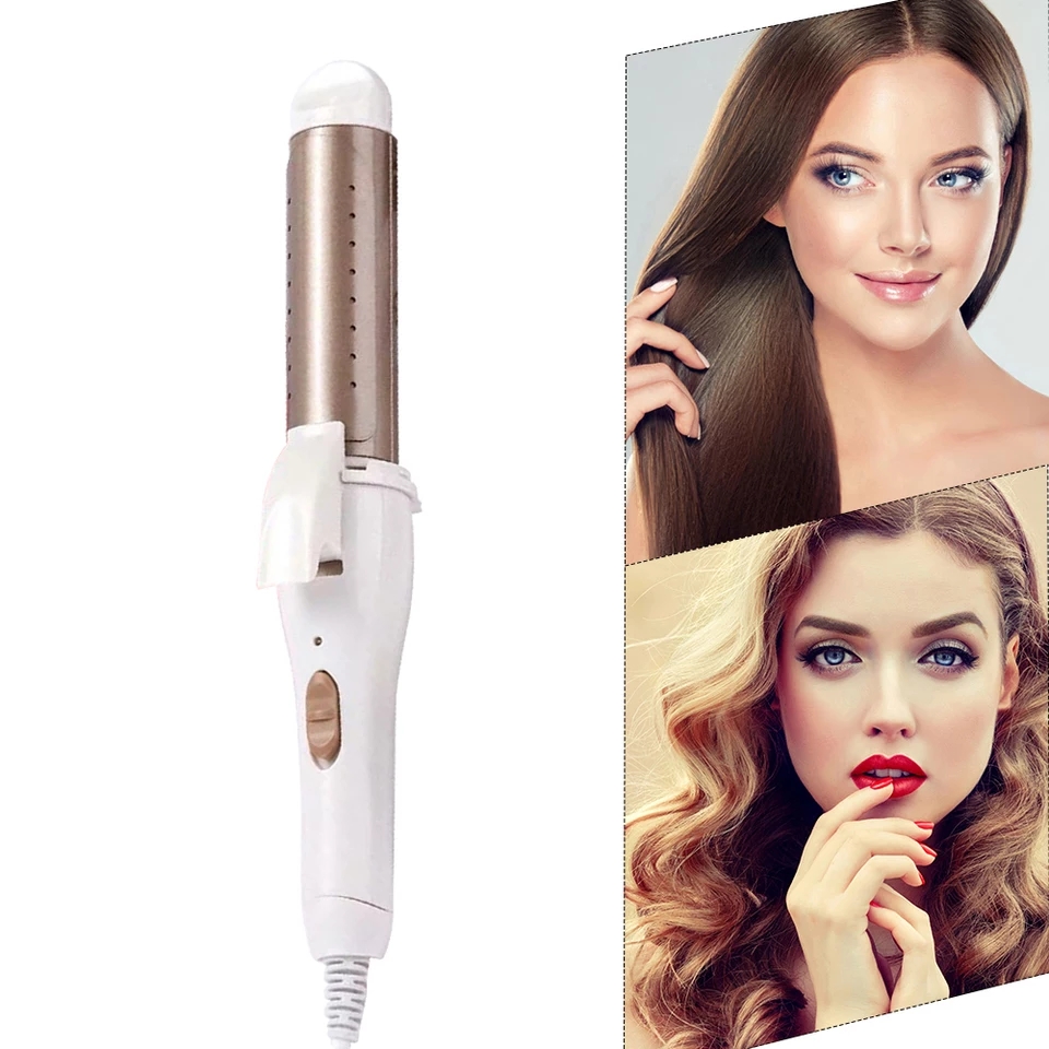 Máy Làm Xoắn Tóc, Uốn tóc - Lược điện uốn tóc đa năng - Curly Hair and Straight Hair (Màu ngẫu Nhiên)