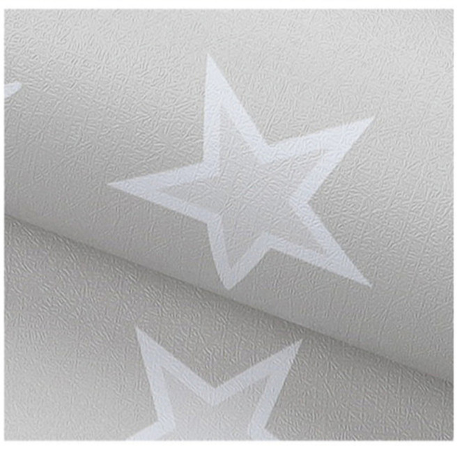 Cuộn 5m Decal Giấy Dán Tường Sao băng xám