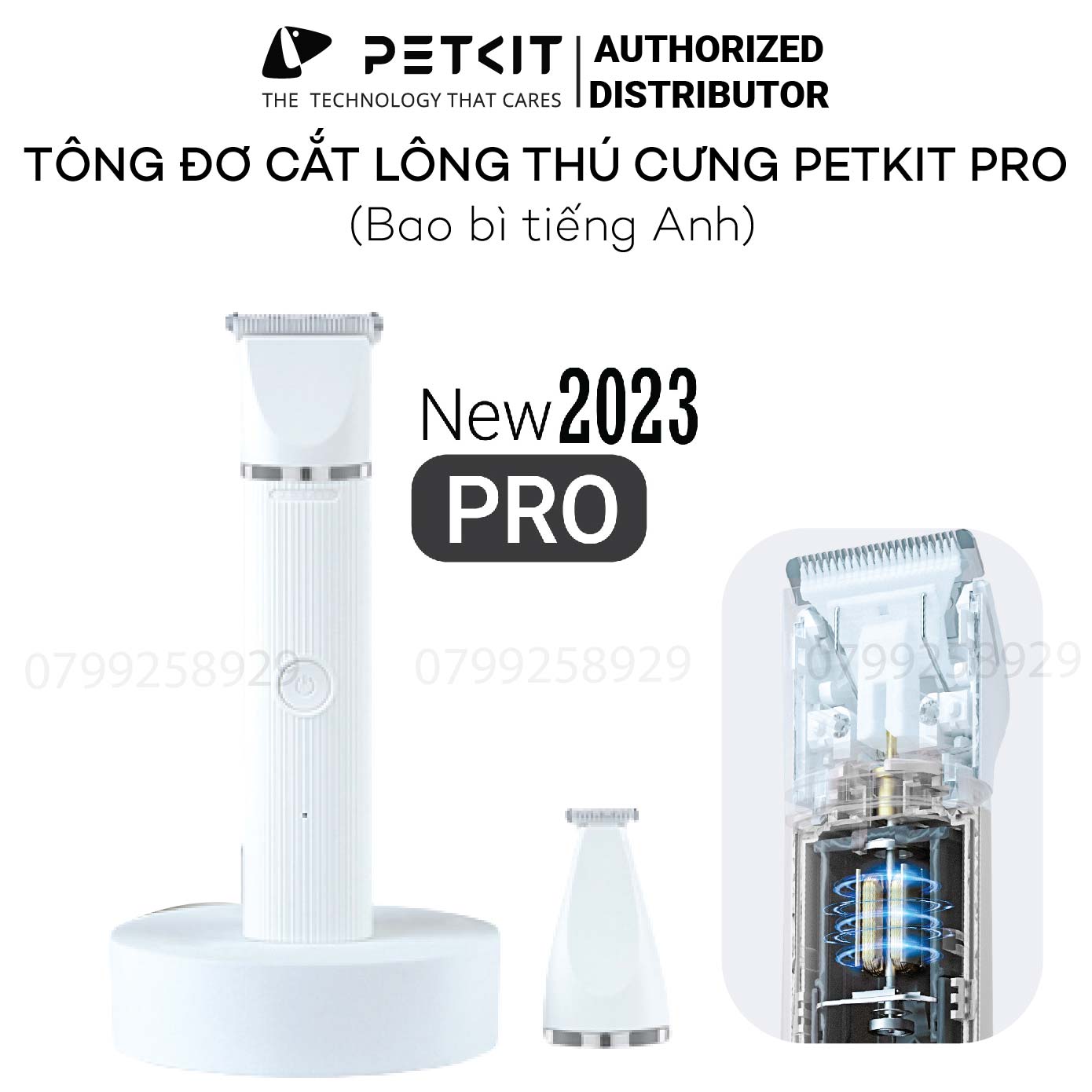 Tông Đơ Đa Năng PETKIT 2in1 Chuyên Dụng Cắt Tỉa Cho Chó Mèo Phiên Bản Pro 2023