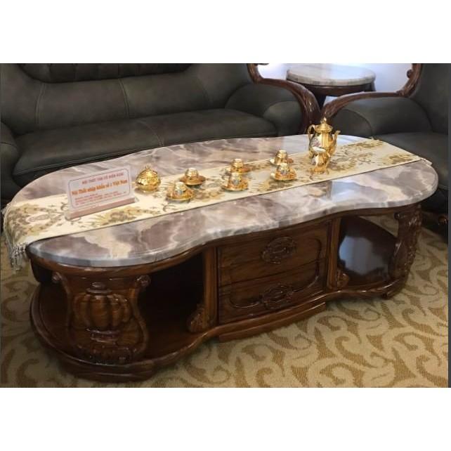 Bộ sofa tân cổ điển màu xanh đẳng cấp hàng nhập khẩu chính hãng thương hiệu Nội thất tân cổ điển HCBC