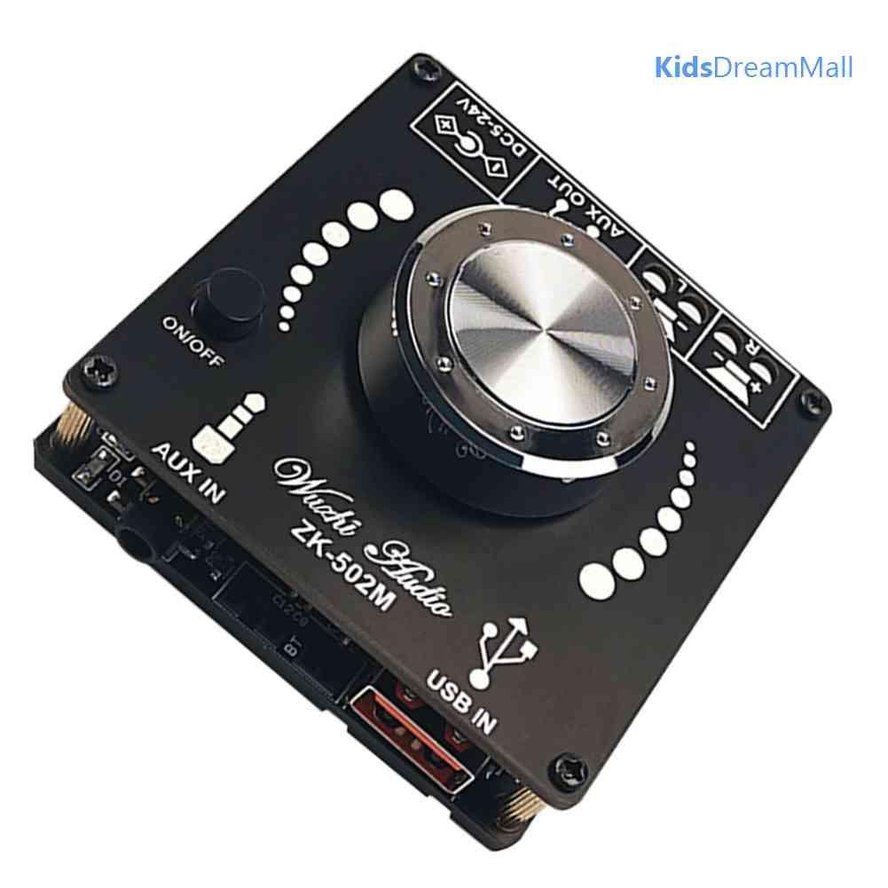 Mới Mạch Khuếch Đại Âm Thanh ZK-502M Mini Bluetooth 5.0 50WX2