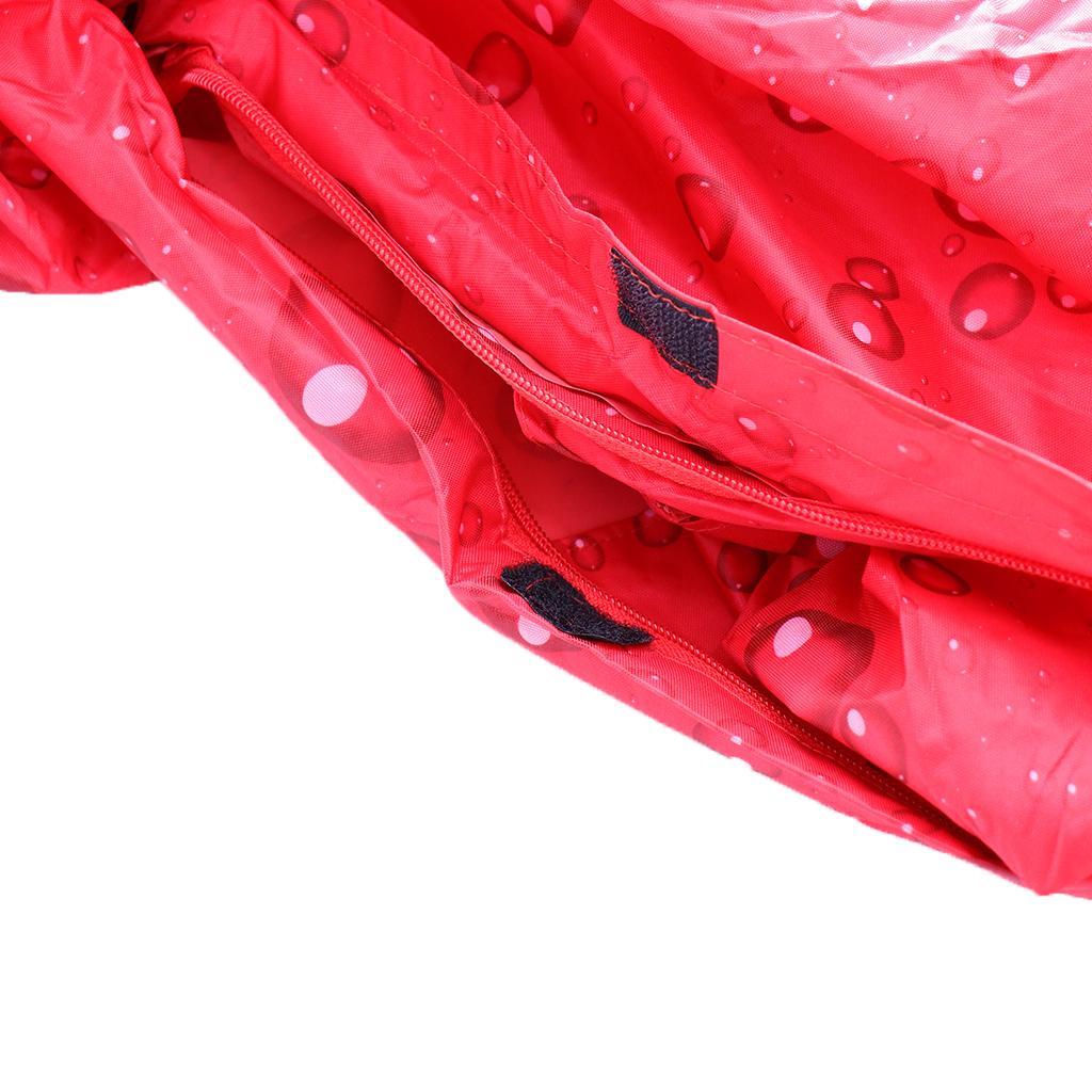 Cycling Bicycle Bike Raincoat Rain Cape Poncho Cloth Rainproof Double Poncho